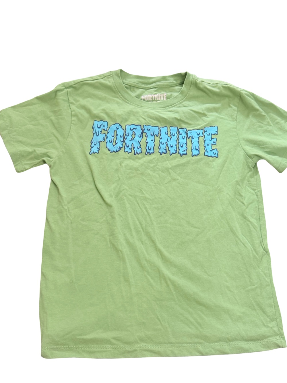 Fortnite youth light green short sleeve graphic tee - size m (8)